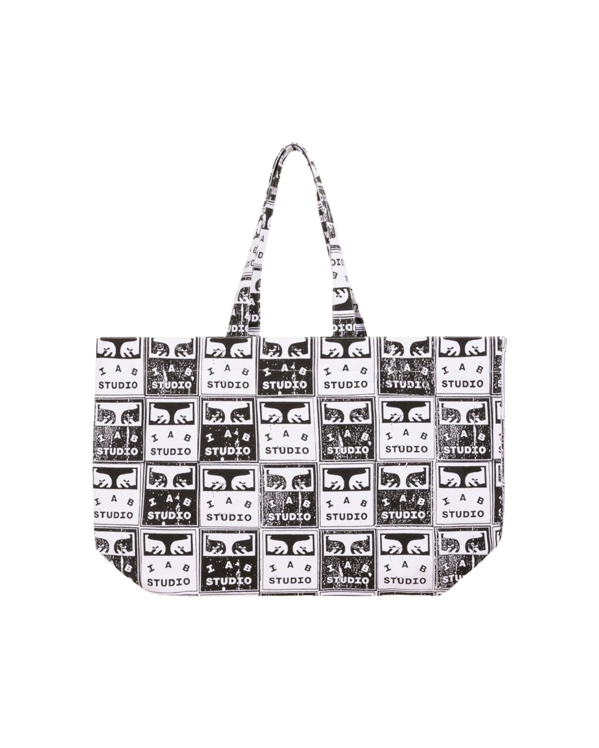 FADED POSTERS CANVAS TOTE BAG Black / White