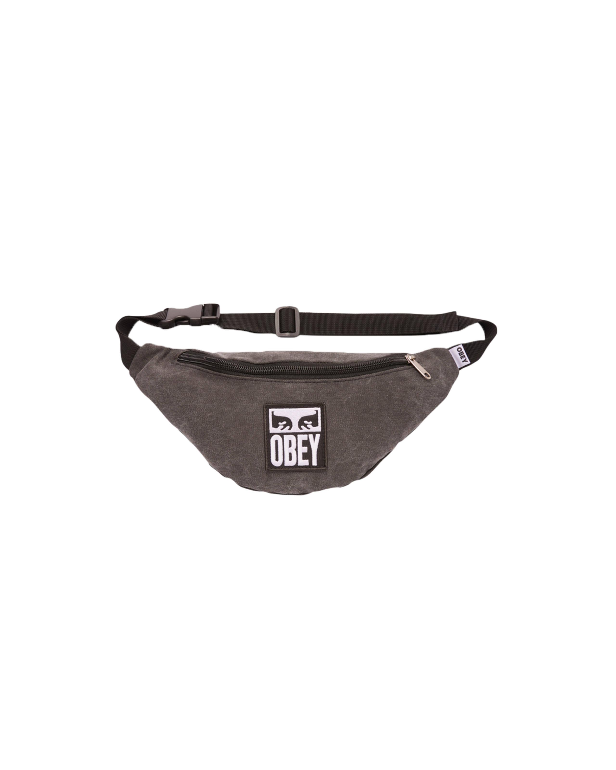 obey wasted hip bag ii pigment black (zoomed)