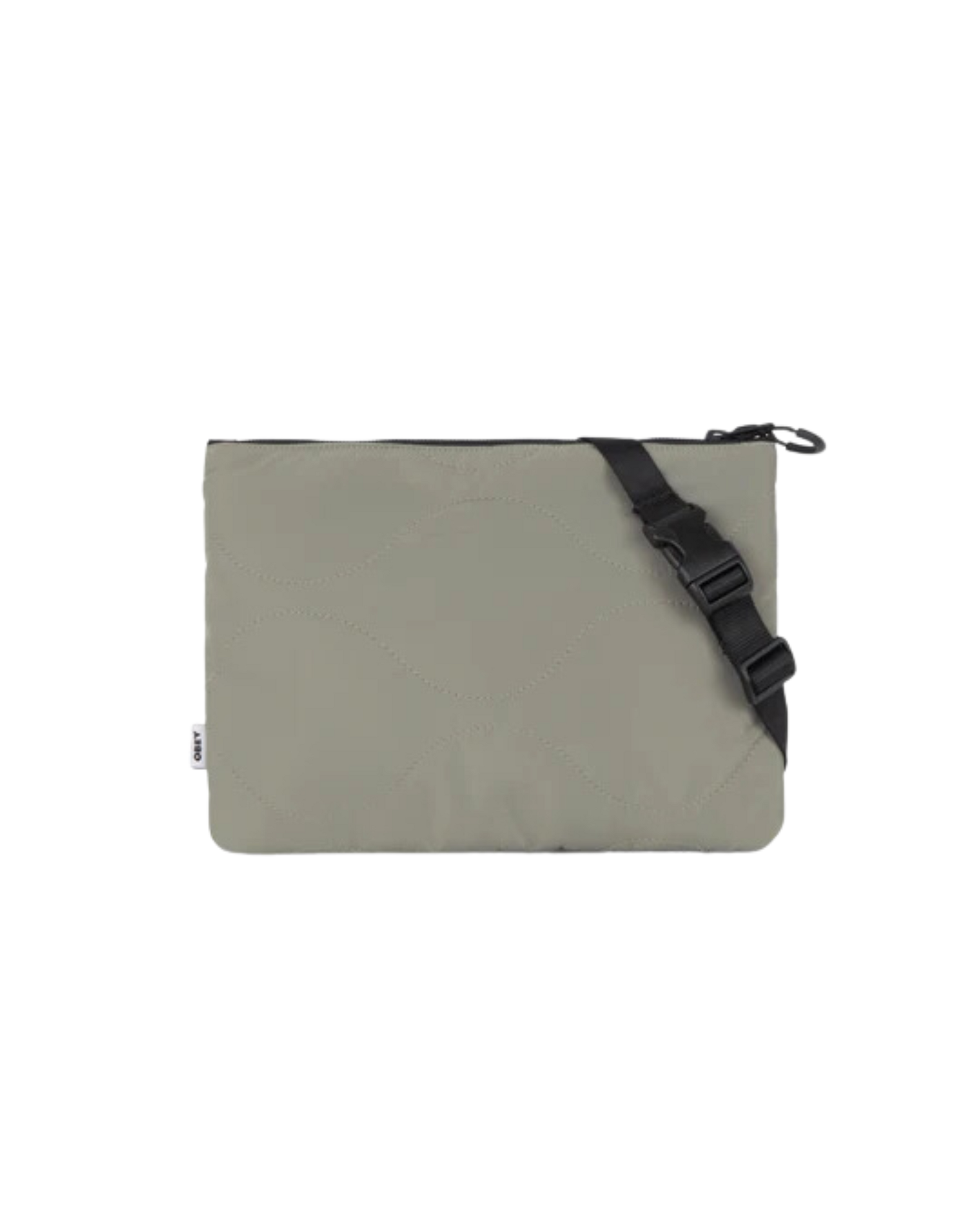 OBEY X UNBEGUN TILED SHOULDER BAG Green (zoomed)