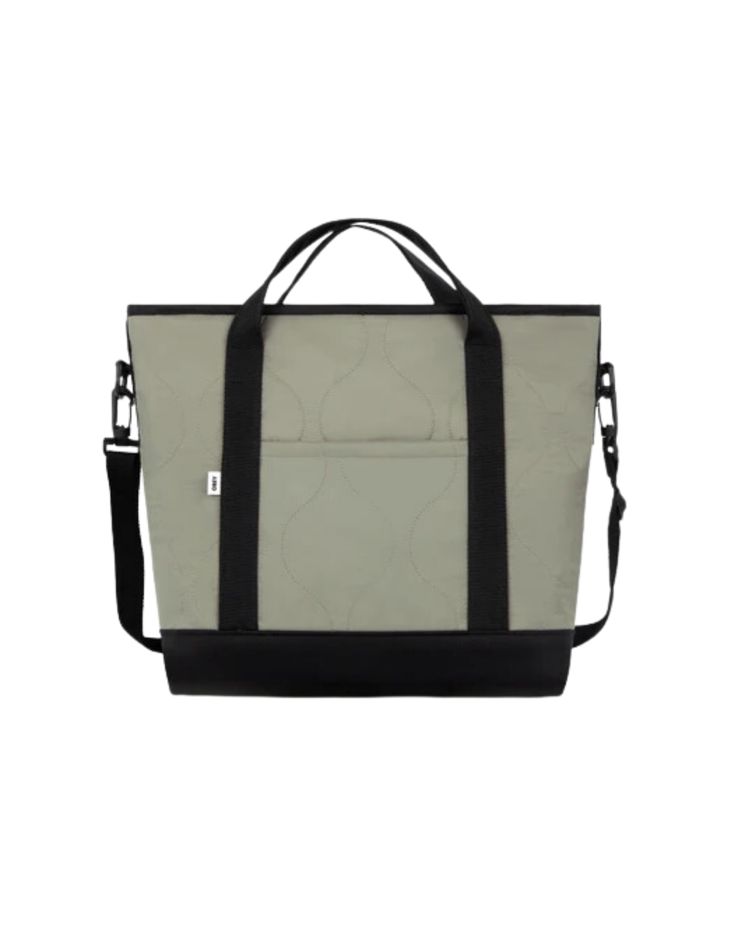 OBEY X UNBEGUN TILED TOTE BAG Green (zoomed)