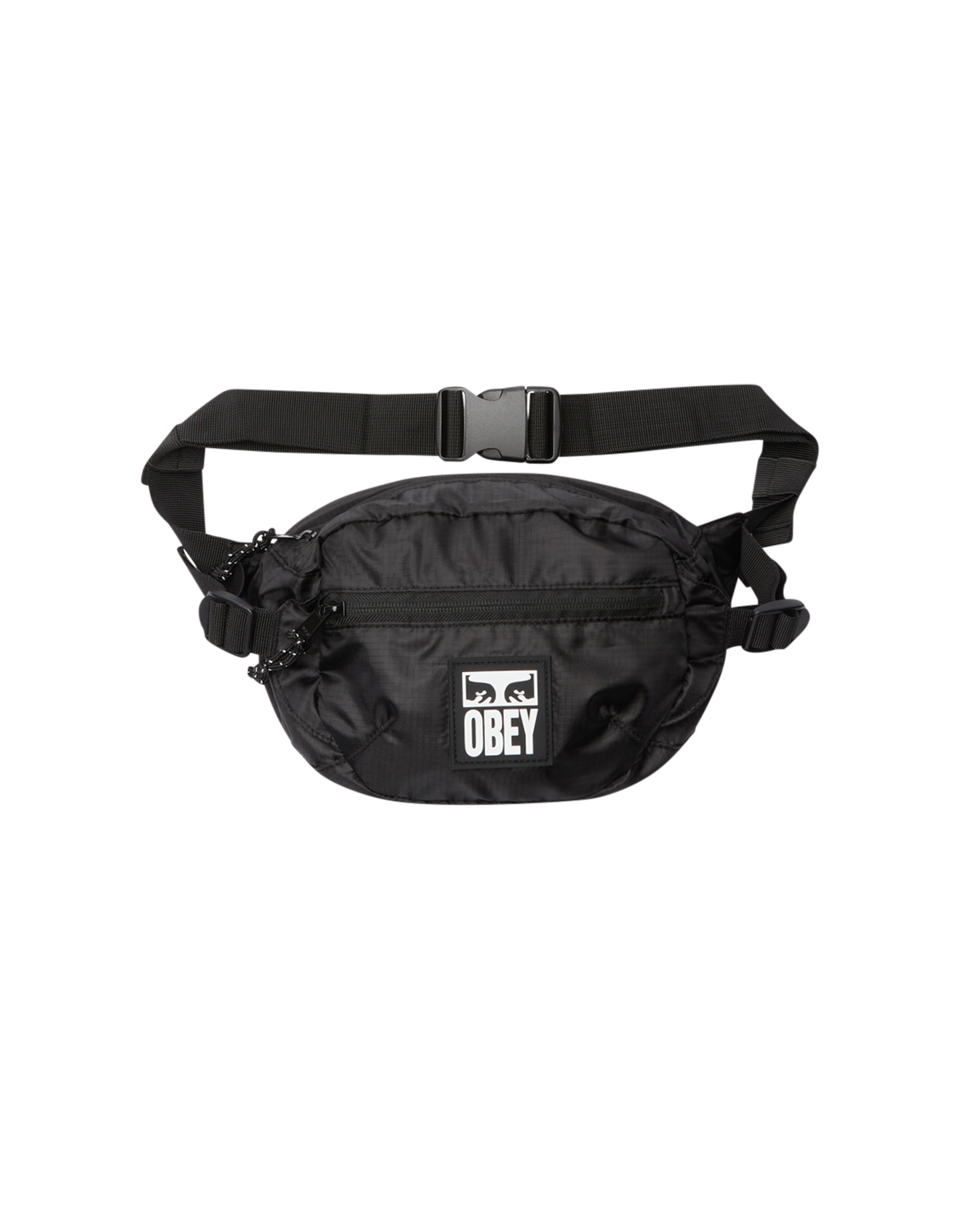 obey commuter waist bag ii black (zoomed)