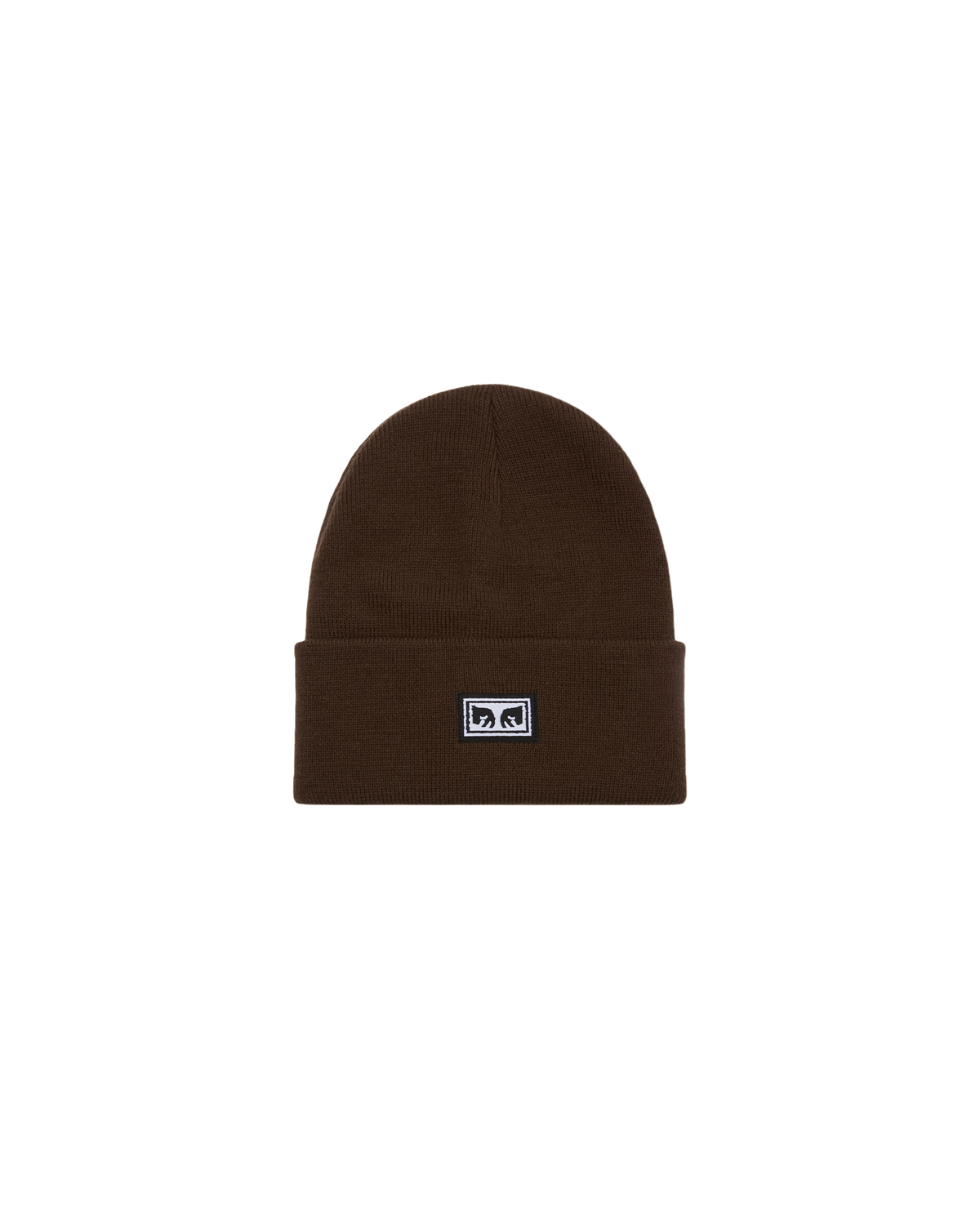 obey-icon-eyes-beanie-dark-brown (zoomed)