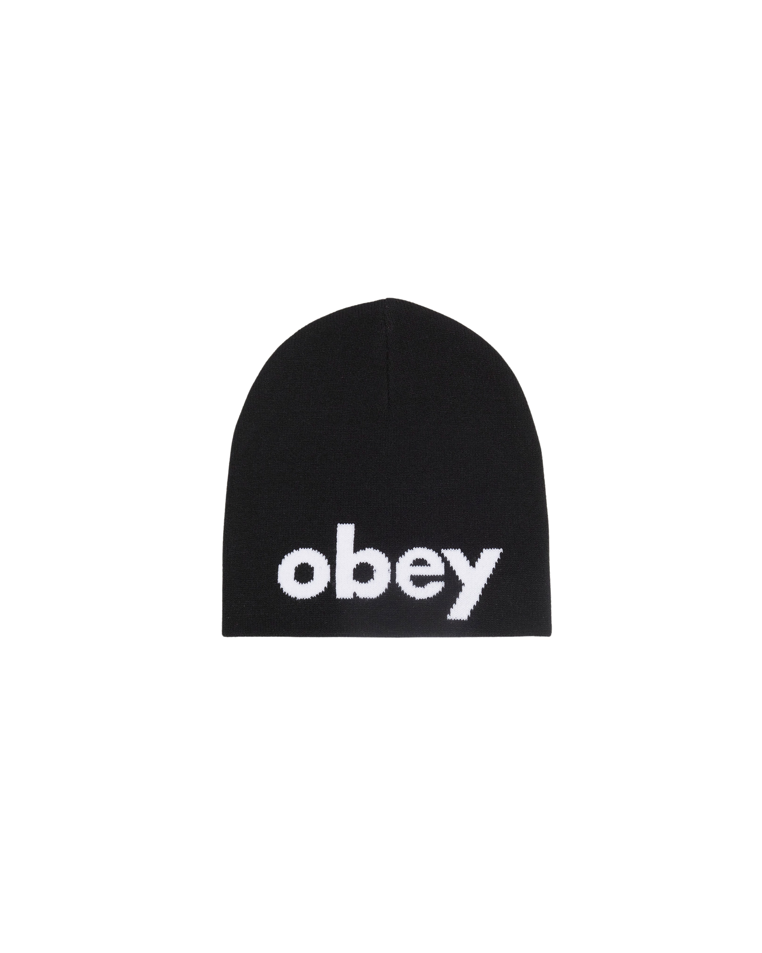 LOWERCASE BEANIE Black (zoomed)
