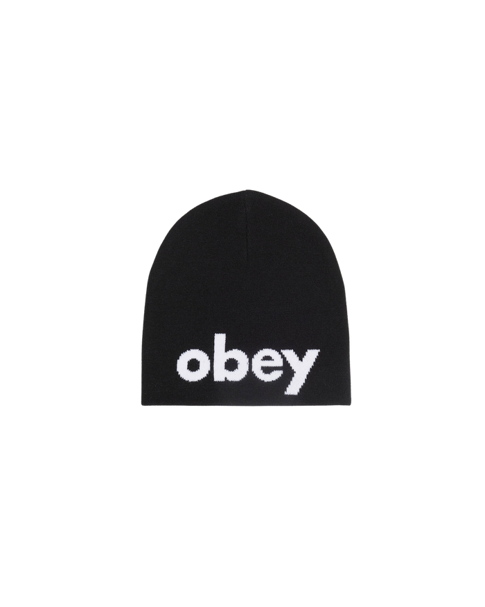 LOWERCASE BEANIE Black