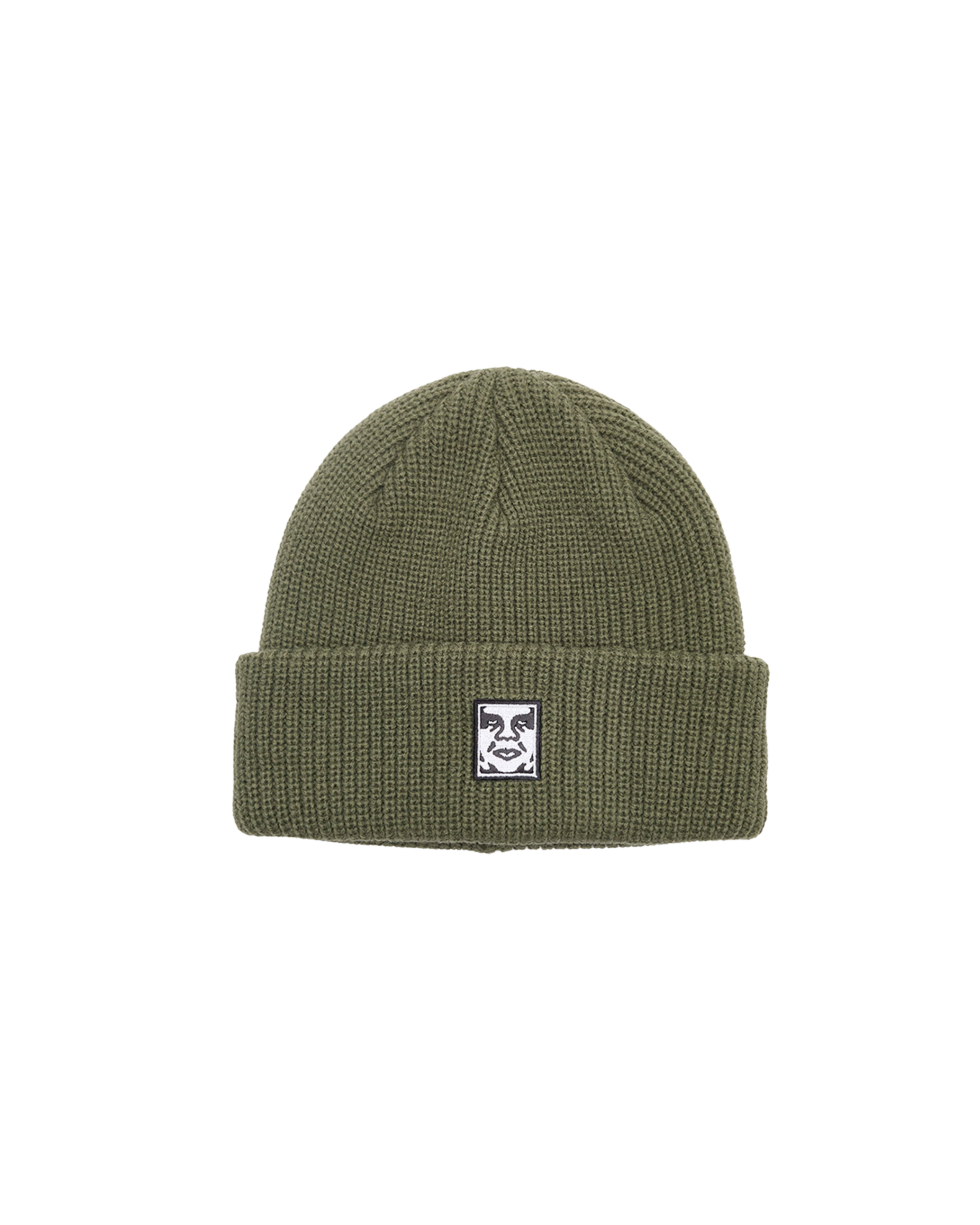 MID ICON PATCH CUFF BEANIE Army (zoomed)