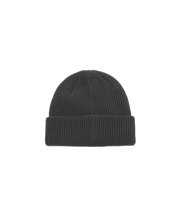 obey mid icon patch cuff beanie black - alternate view