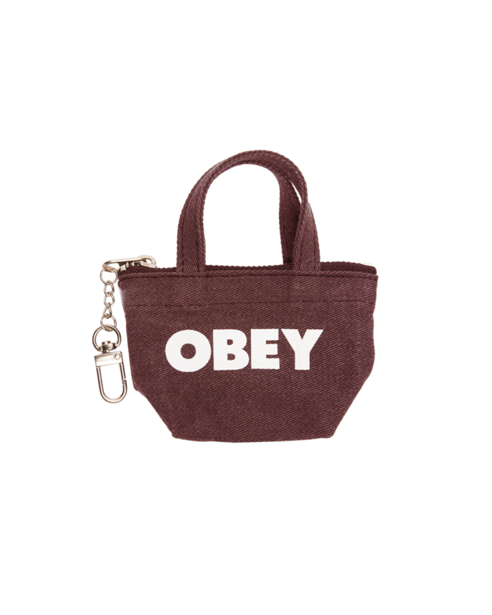 obey pigment totebag keychain pigment red