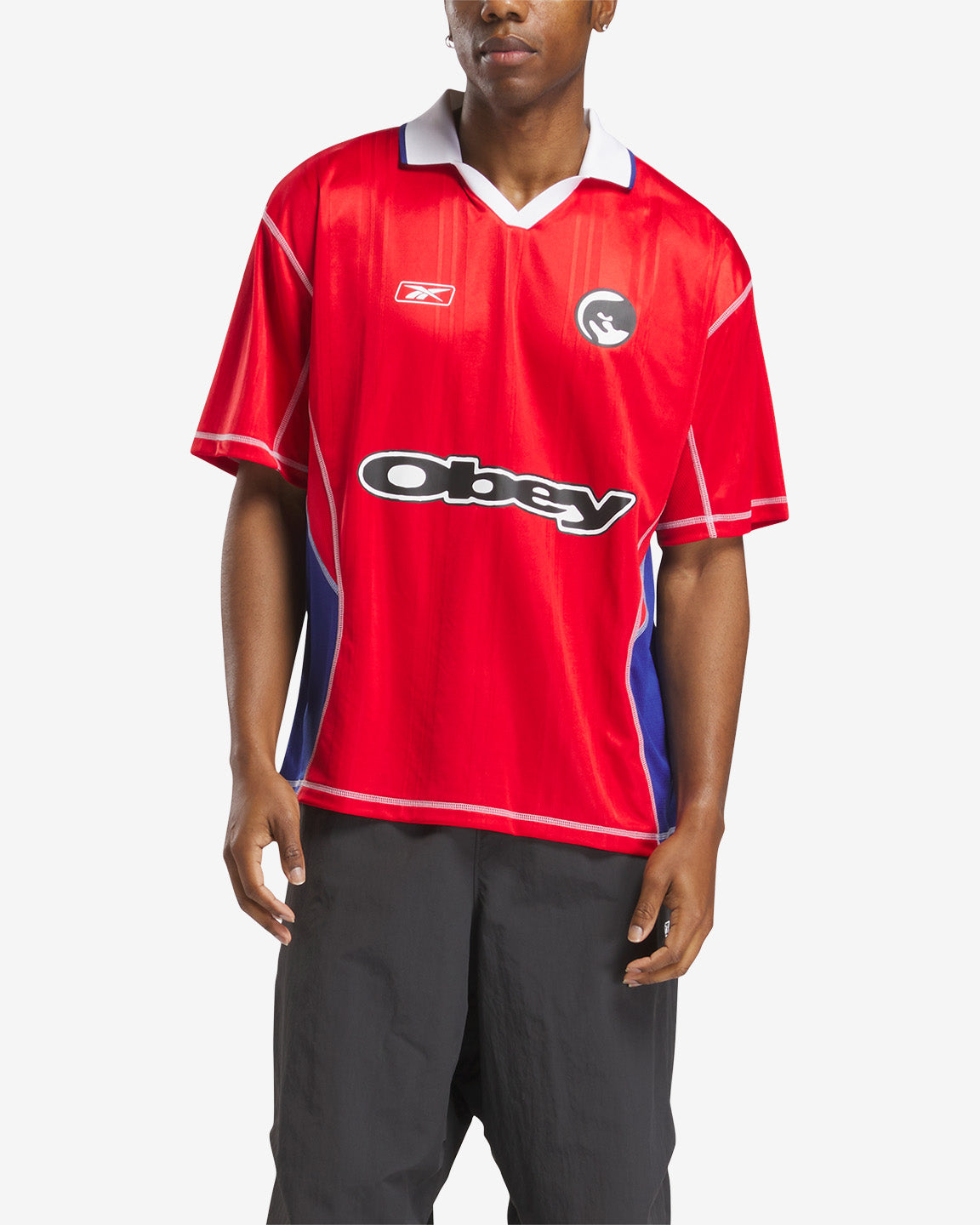 REEBOK x OBEY JERSEY VECTOR RED (zoomed)
