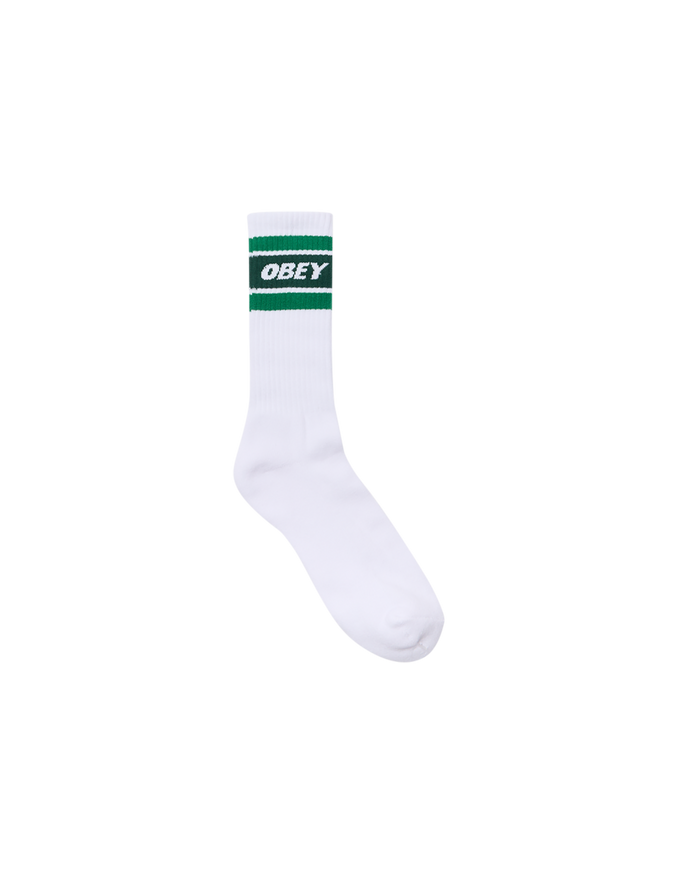 obey cooper ii socks white green