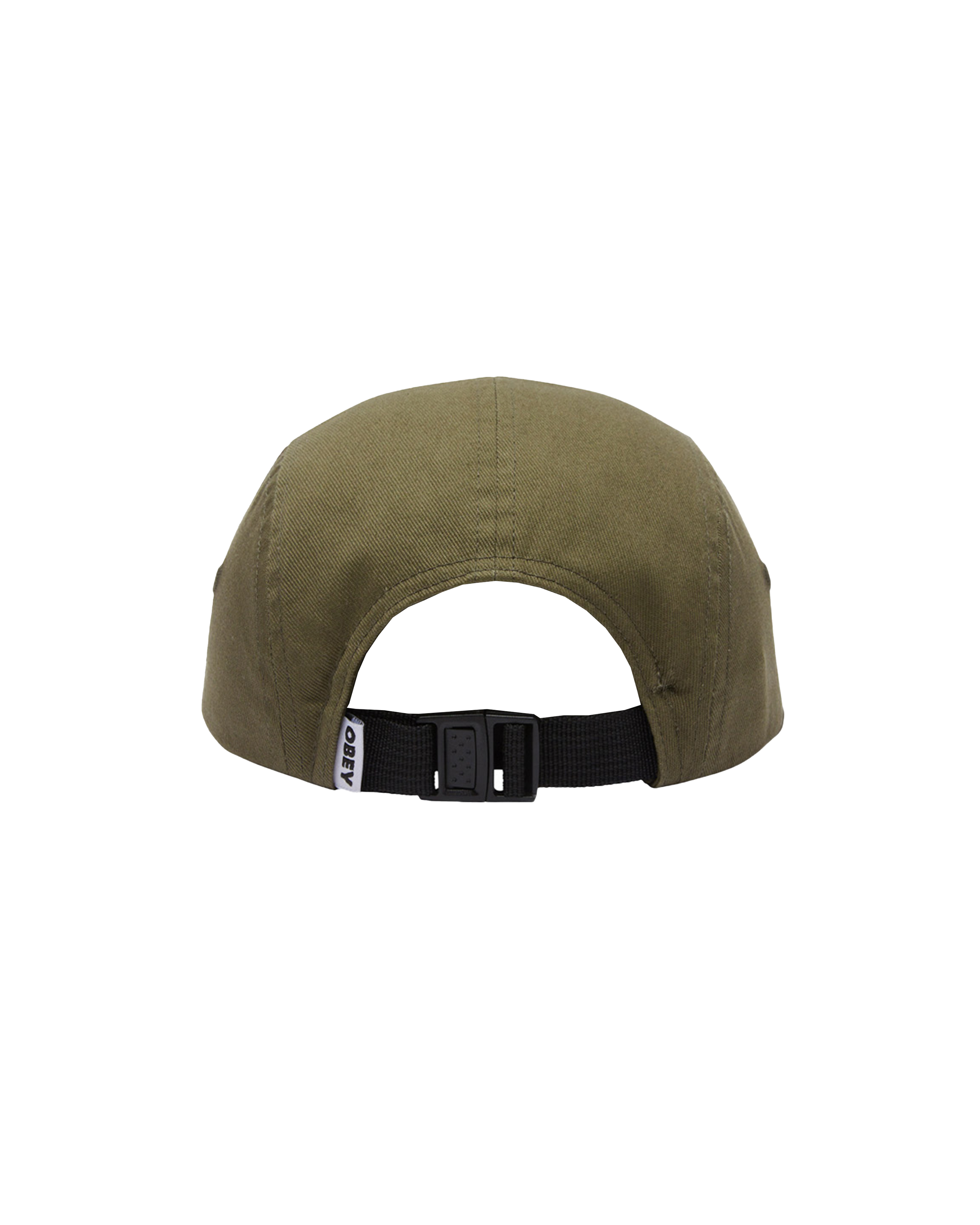 obey icon patch twill camp hat olive (zoomed)