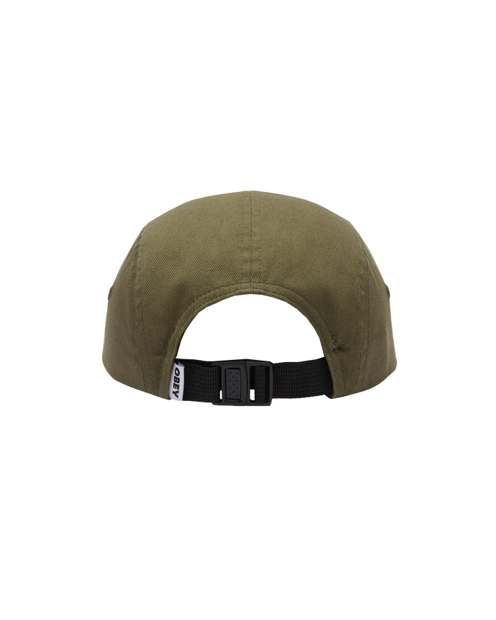 obey icon patch twill camp hat olive - alternate view