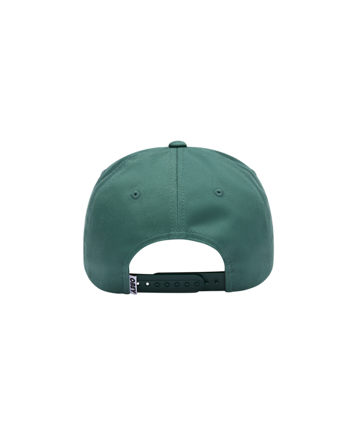 obey-ranch-5-panel-snapback-forest-green - alternate view