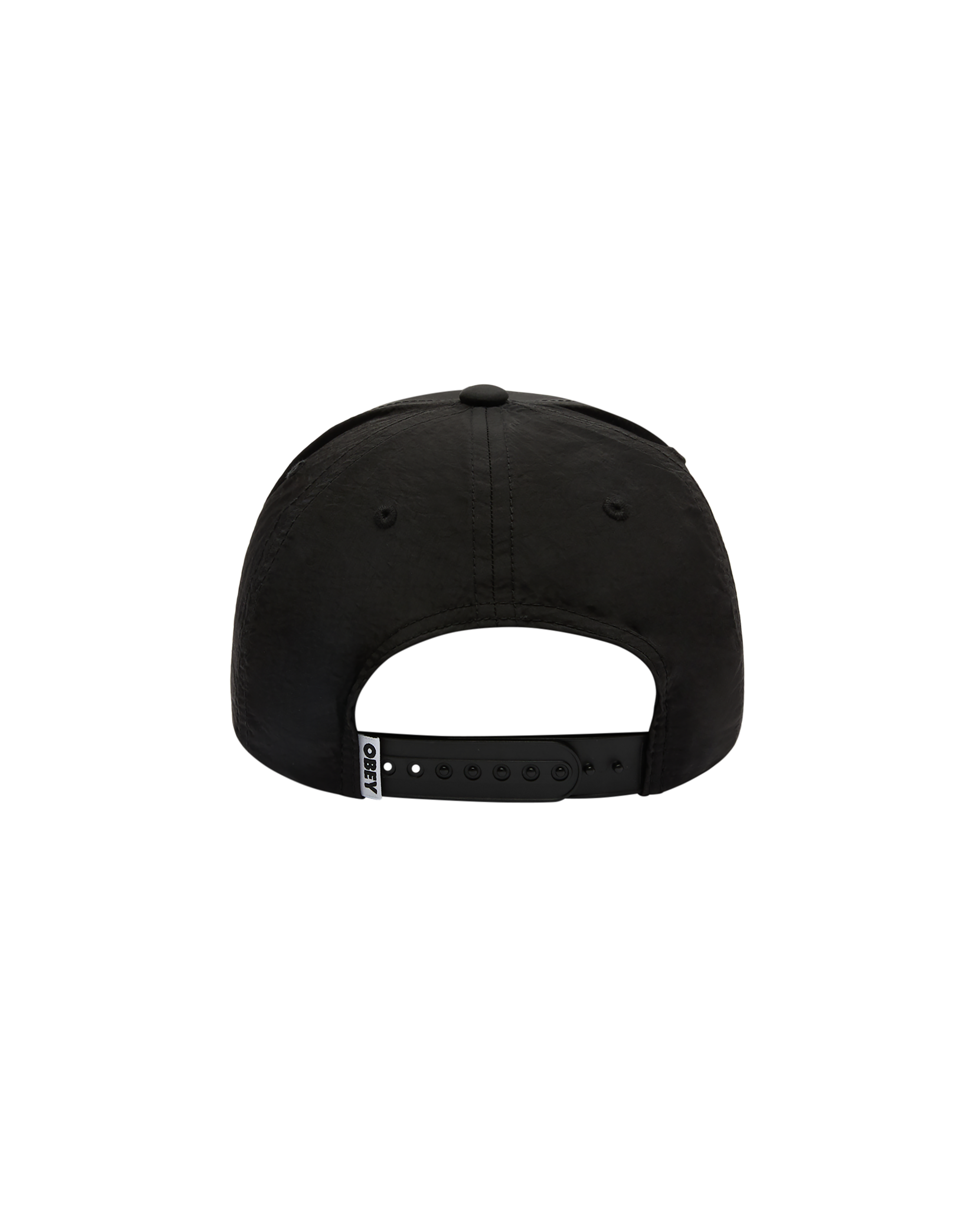 obey-stipple-5-panel-nylon-black (zoomed)