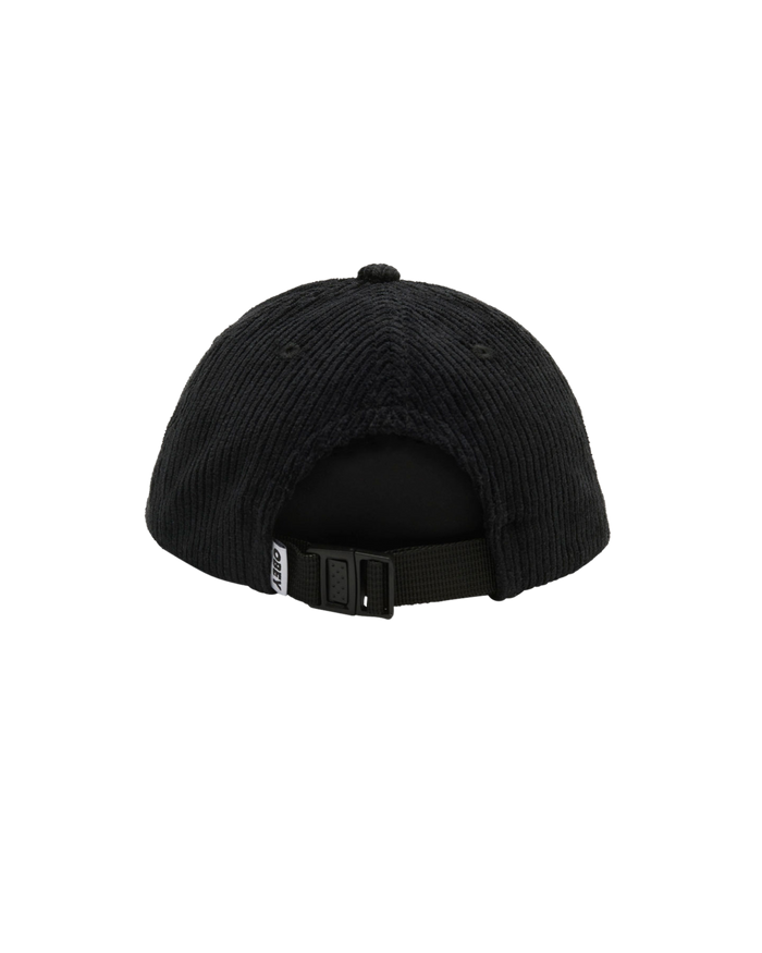 BOLD CORD 6 PANEL STRAPBACK Black - alternate view