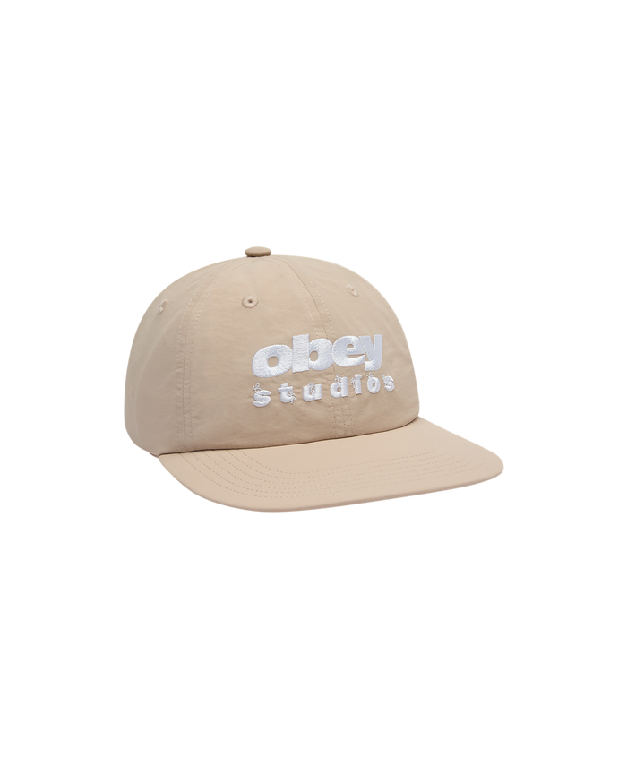 obey-dance-studio-nylon-6-panel-light-almond