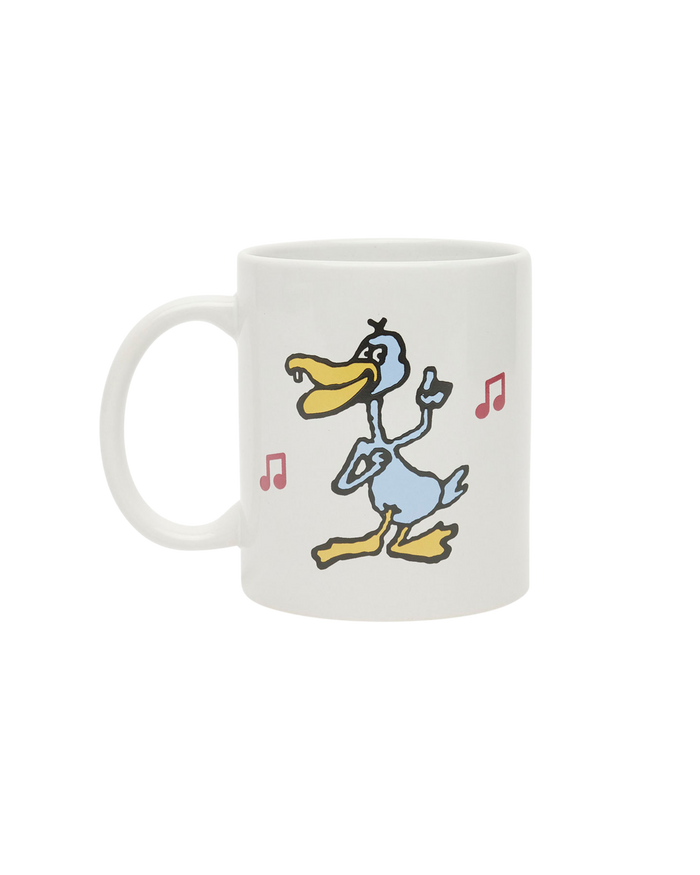 DANCING DUCK MUG White