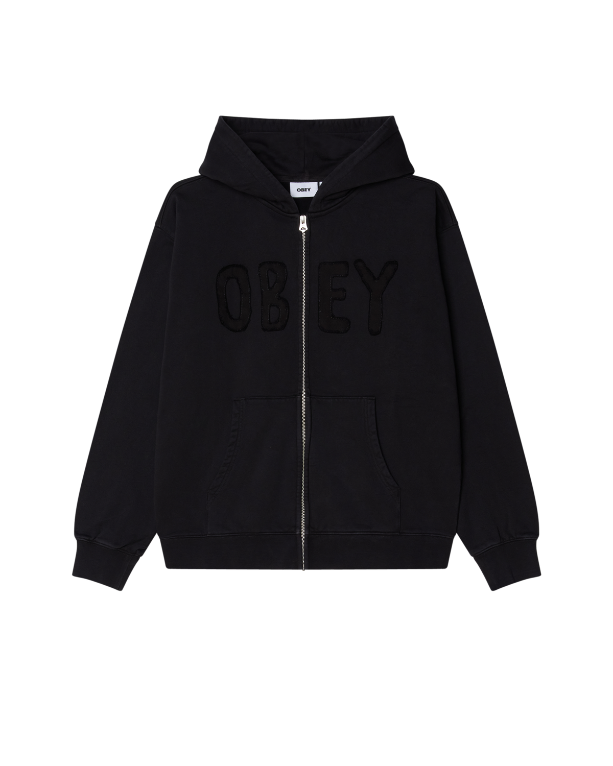 HYBRID FADED ZIP HOOD