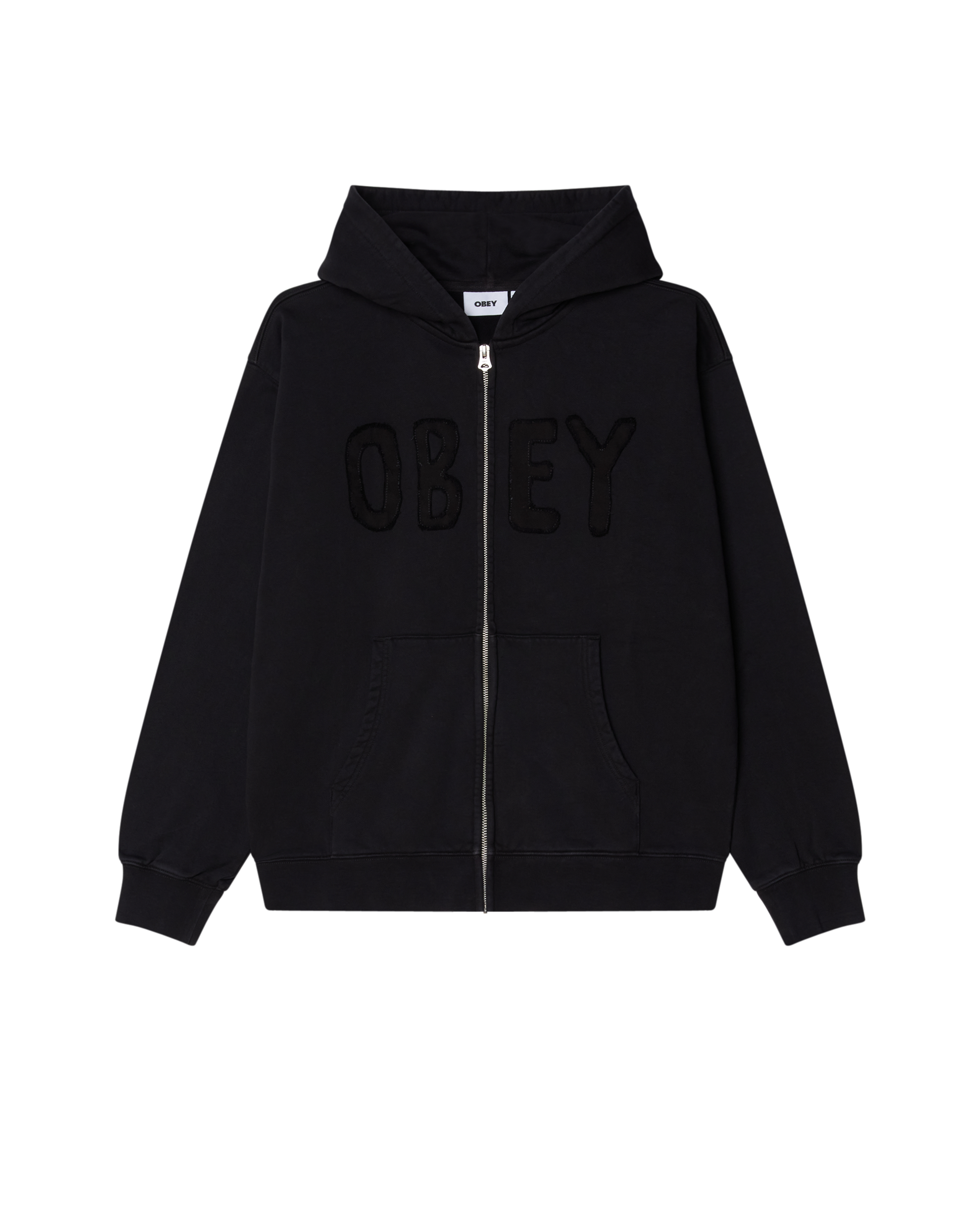 HYBRID FADED ZIP HOOD