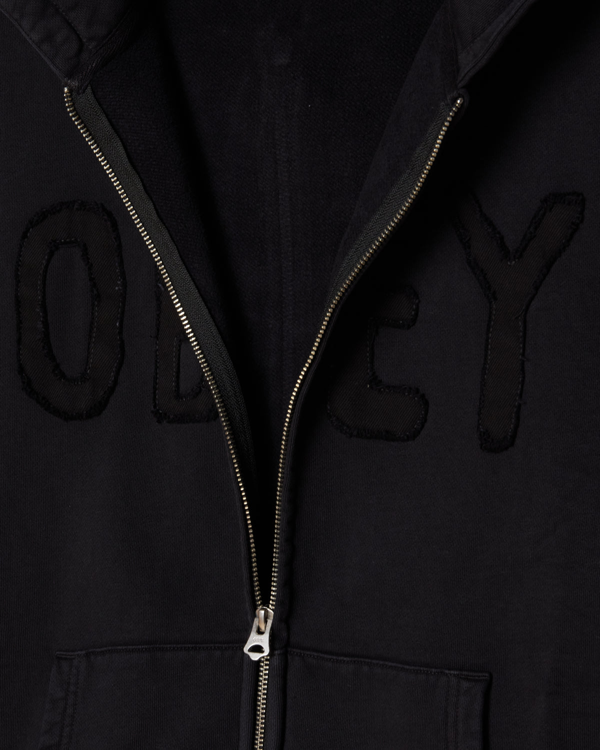 HYBRID FADED ZIP HOOD