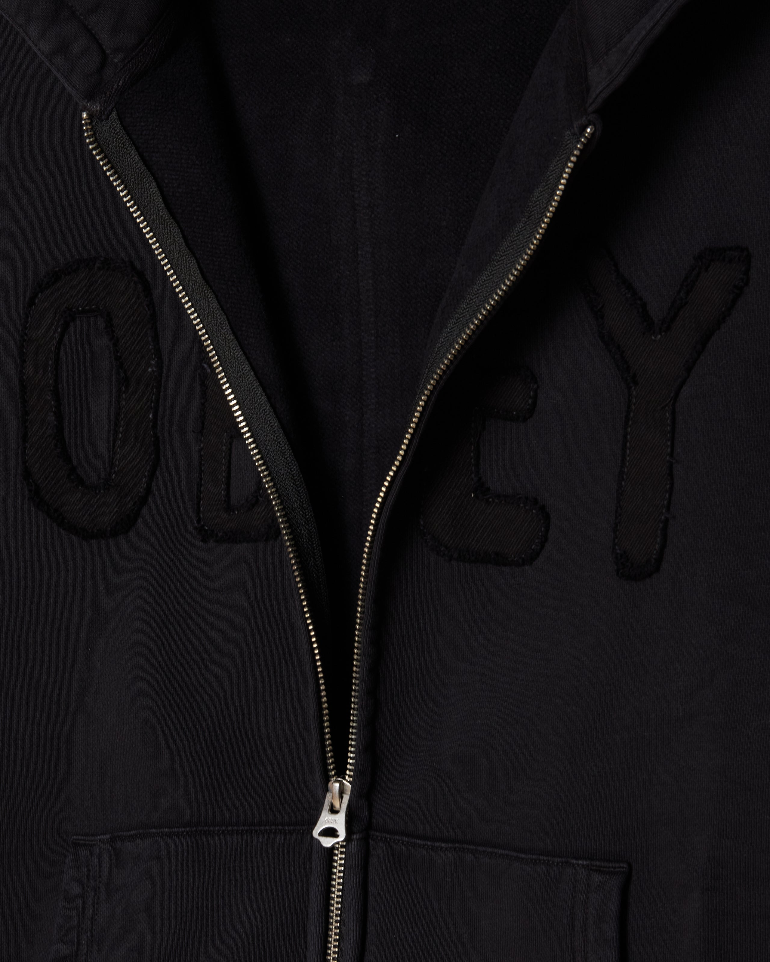 HYBRID FADED ZIP HOOD