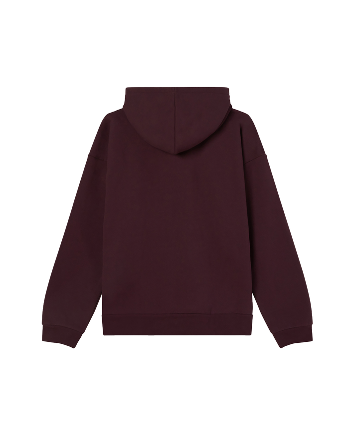 obey icon extra heavy pullover plum perfect - alternate view