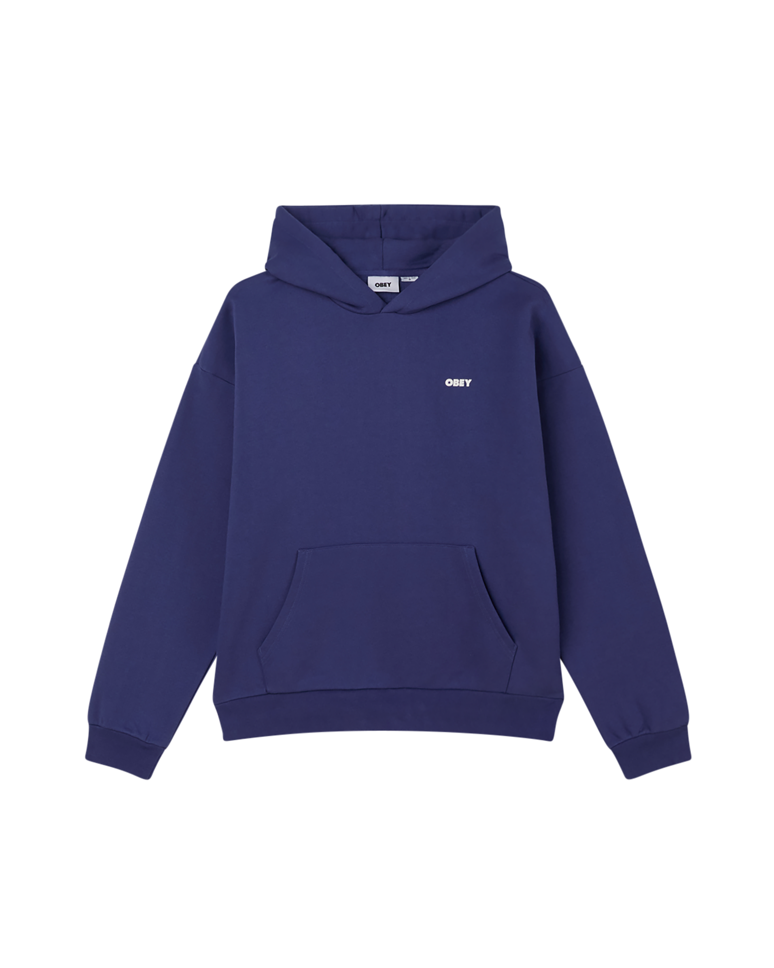obey bold icon pullover skipper blue (zoomed)