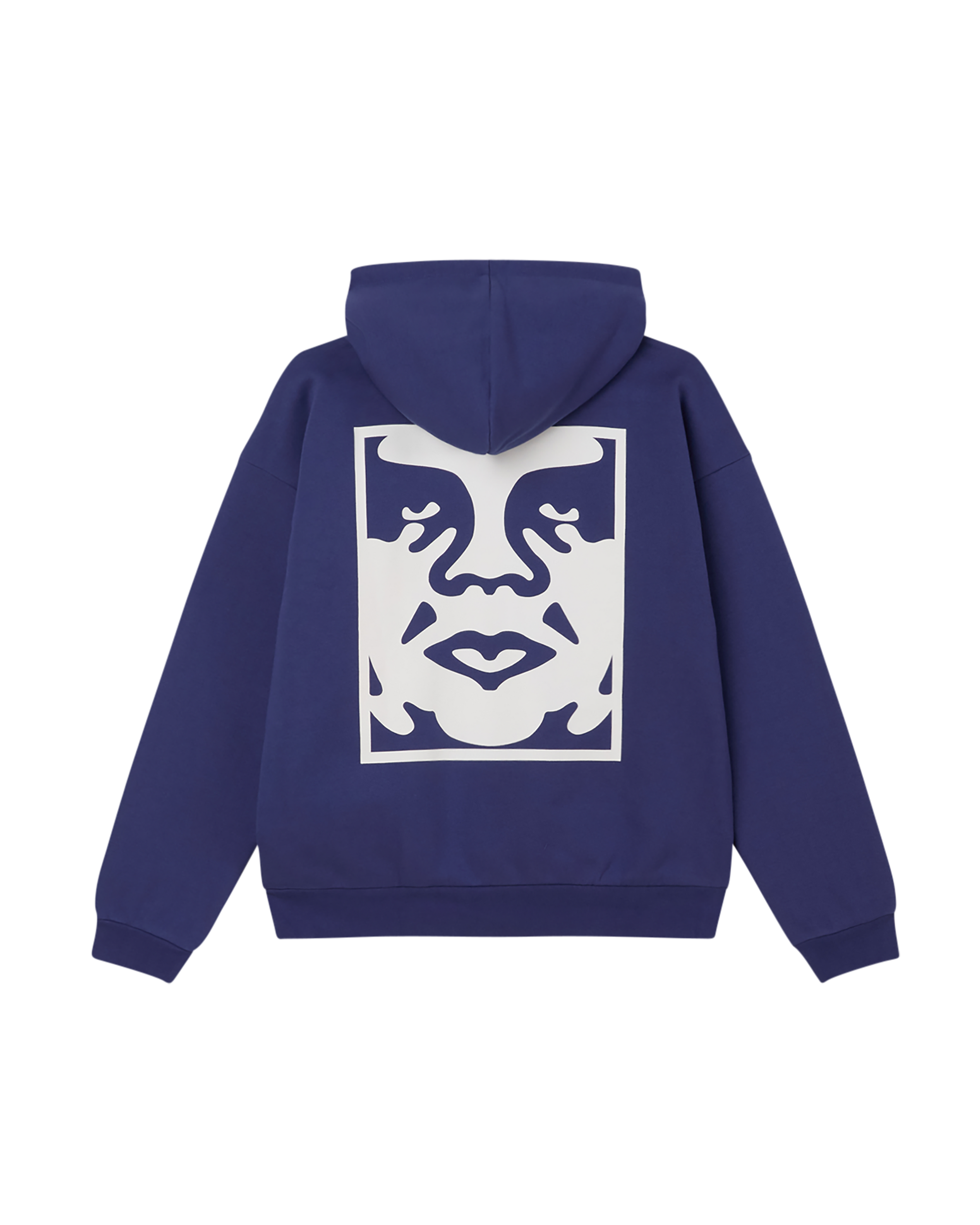 obey bold icon pullover skipper blue (zoomed)