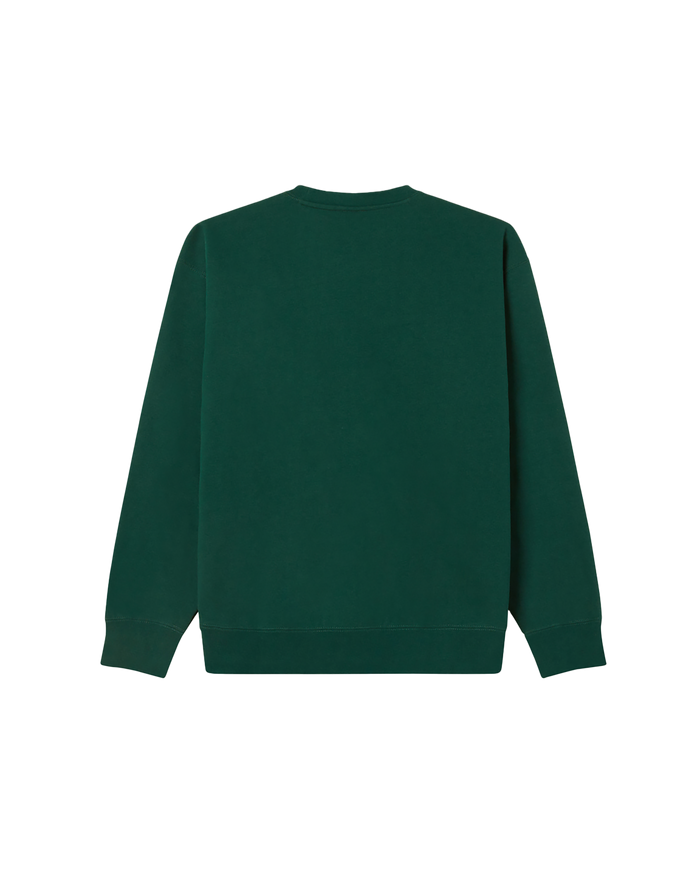 obey icon crewneck rain forest - alternate view