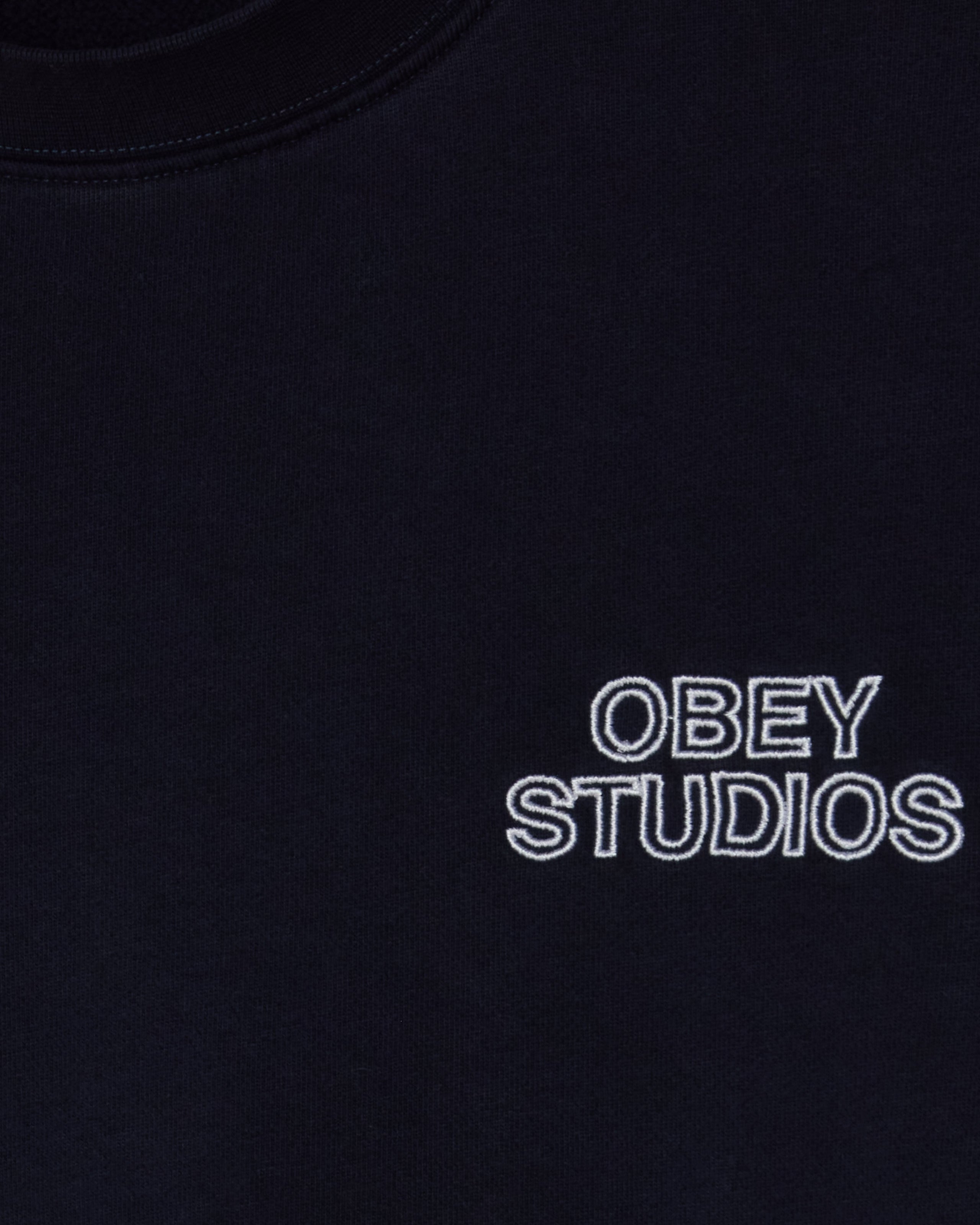 OBEY STUDIOS FADED CREWNECK (zoomed)