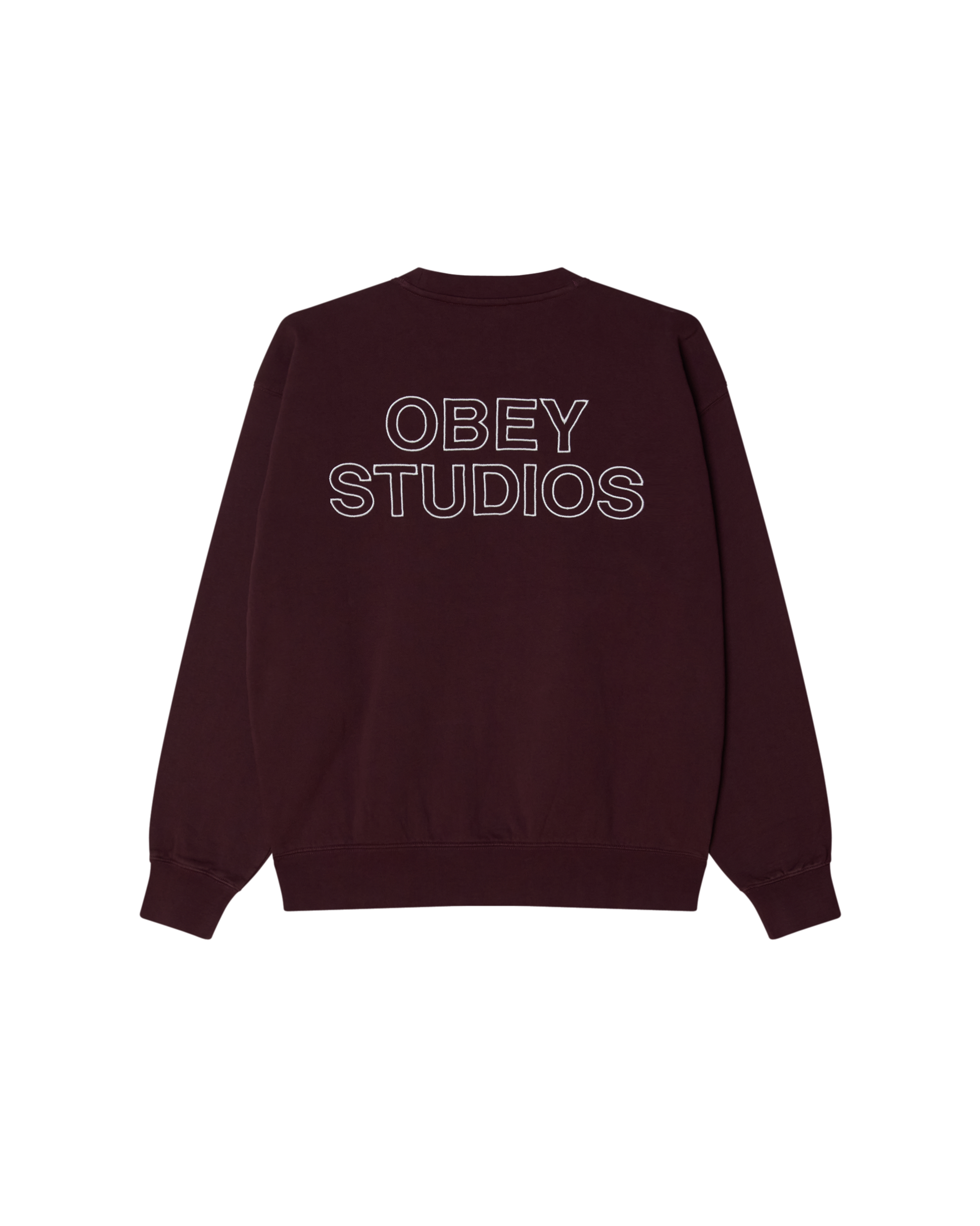 OBEY STUDIOS FADED CREWNECK (zoomed)