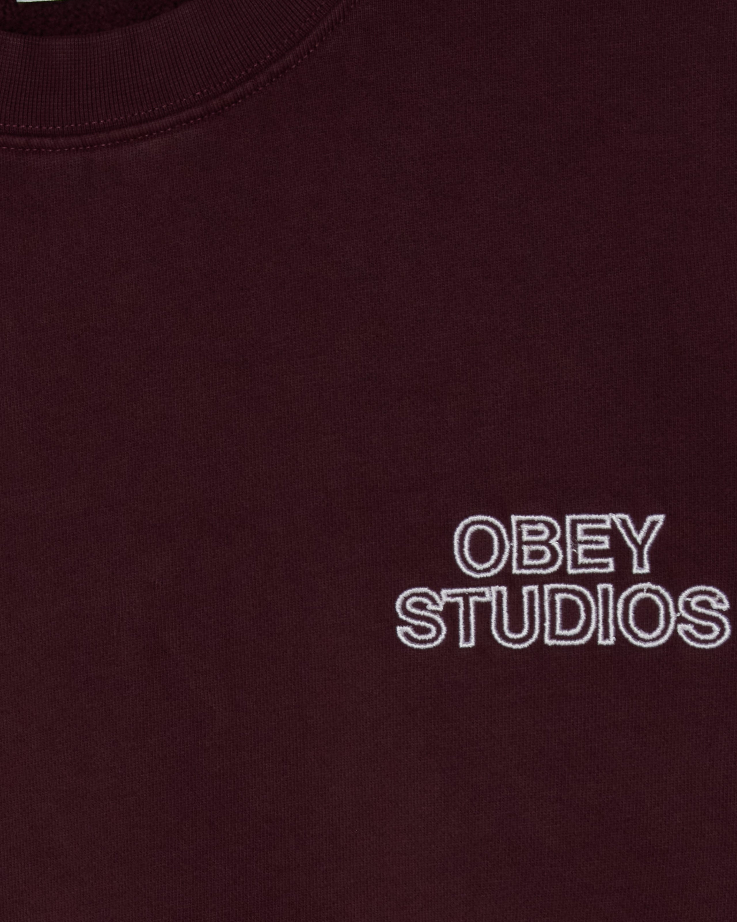 OBEY STUDIOS FADED CREWNECK (zoomed)