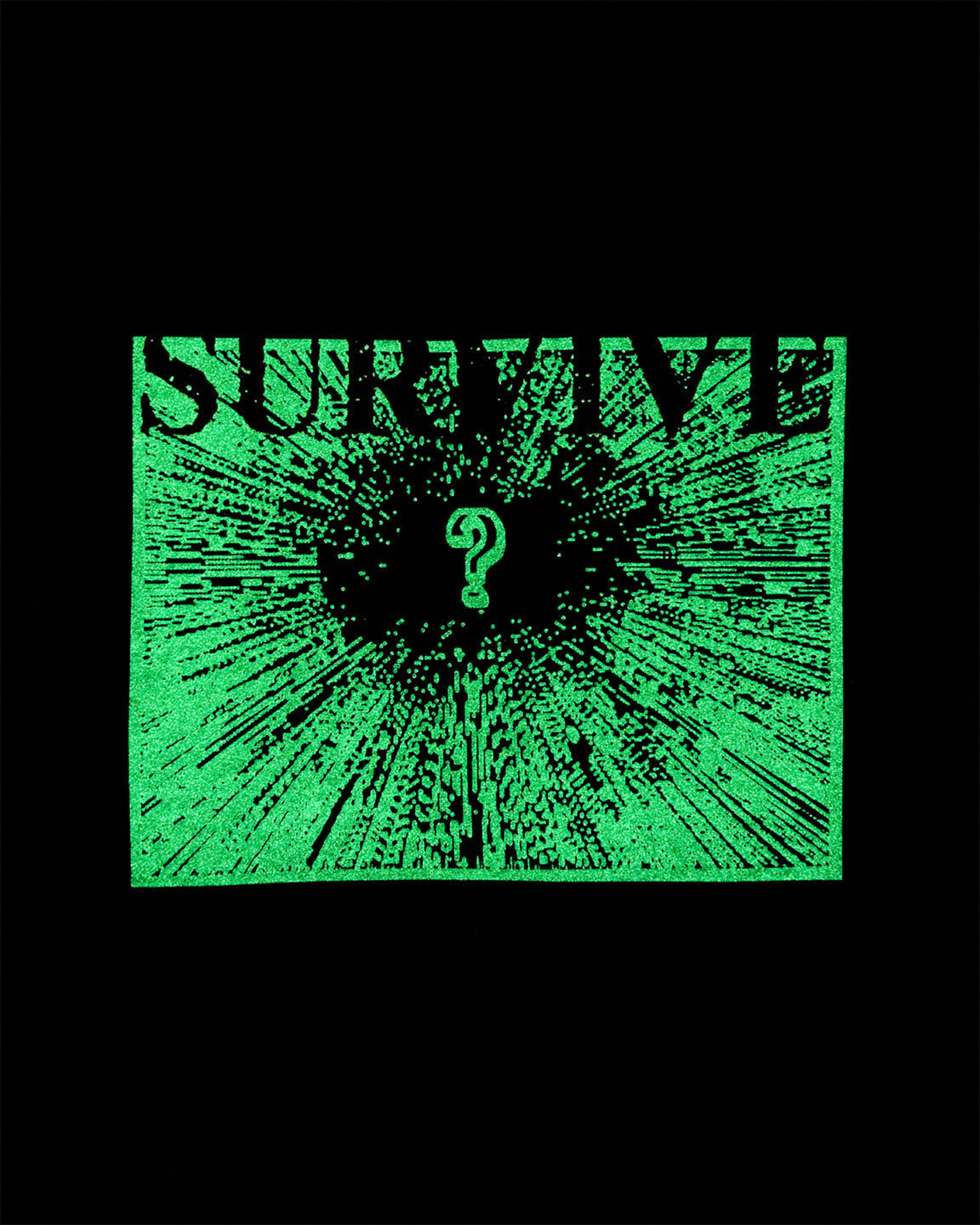 OBEY x PARTY & SURVIVE PULLOVER Black (zoomed)