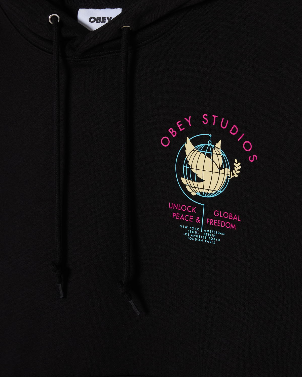 UNLOCK PEACE & FREEDOM PULLOVER HOOD