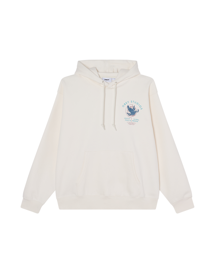 UNLOCK PEACE & FREEDOM PULLOVER HOOD - alternate view