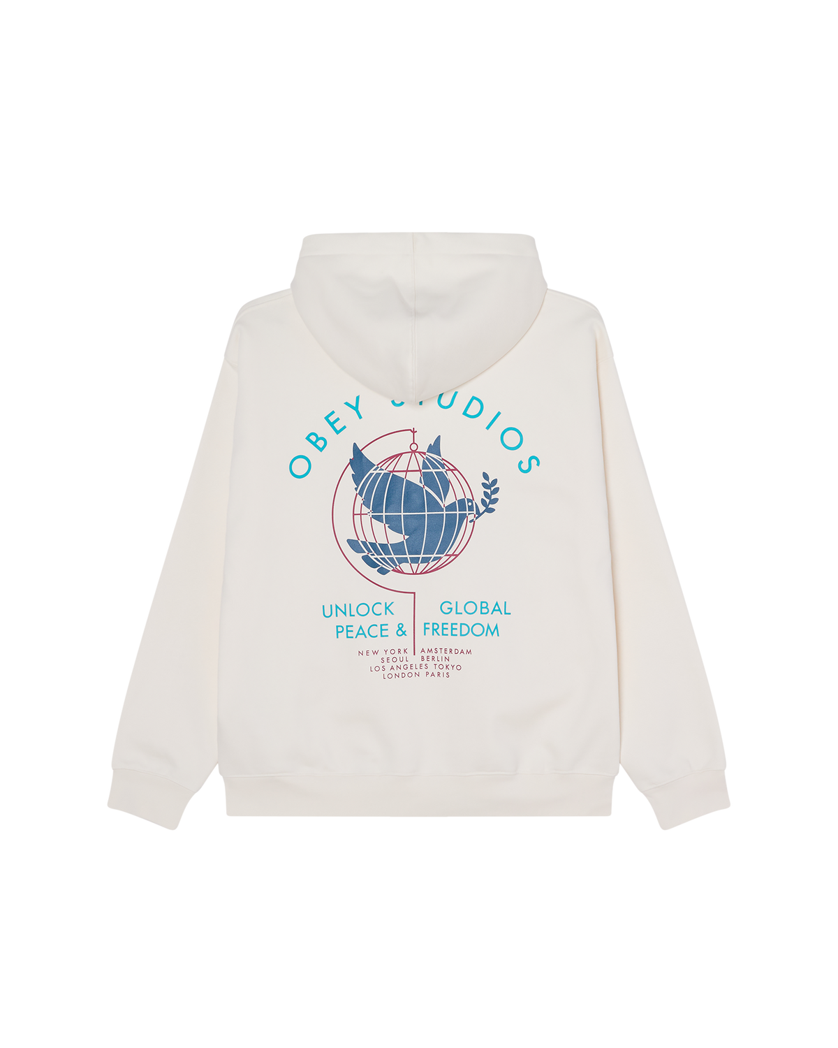 UNLOCK PEACE & FREEDOM PULLOVER HOOD