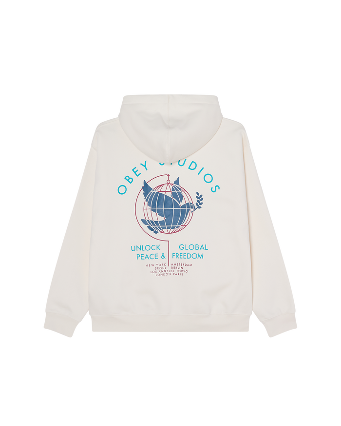 UNLOCK PEACE & FREEDOM PULLOVER HOOD