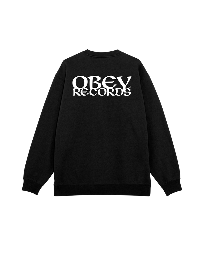RECORDS EAR CREWNECK
