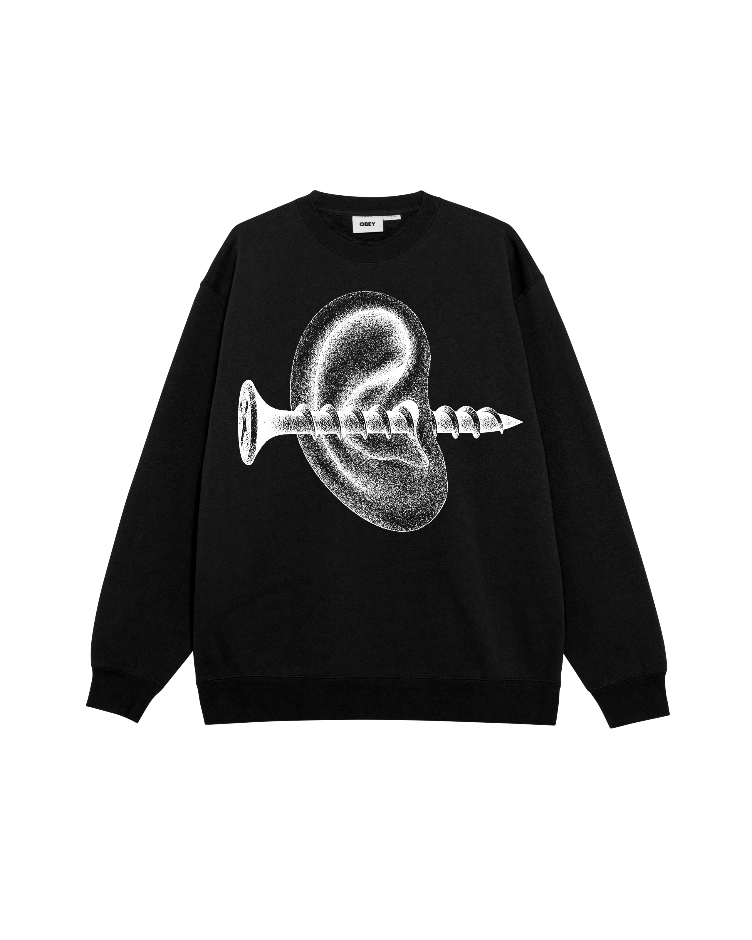 RECORDS EAR CREWNECK