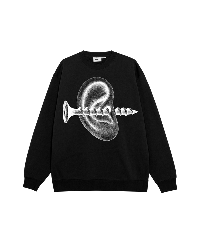RECORDS EAR CREWNECK