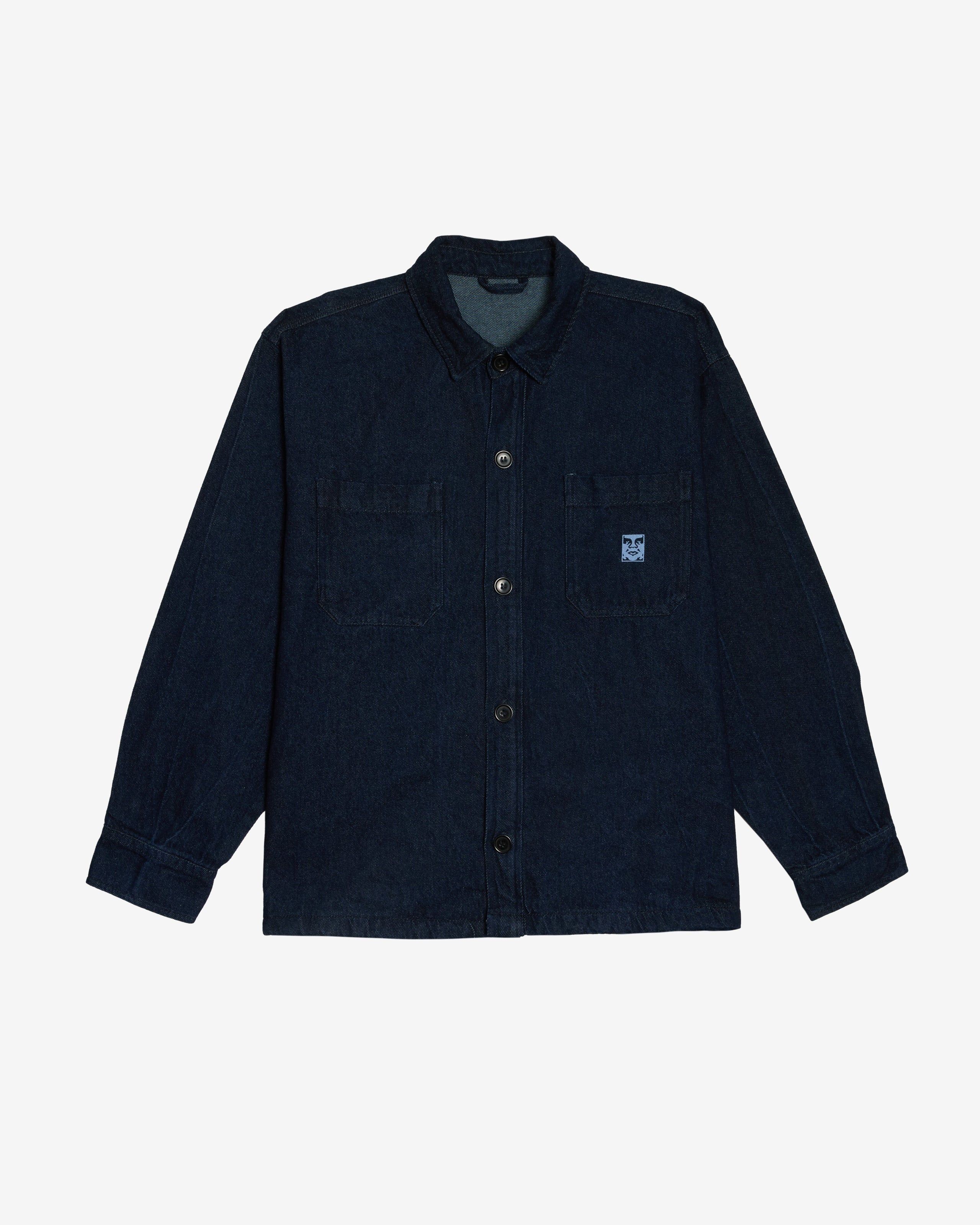 obey winston shirt jacket rinse (zoomed)