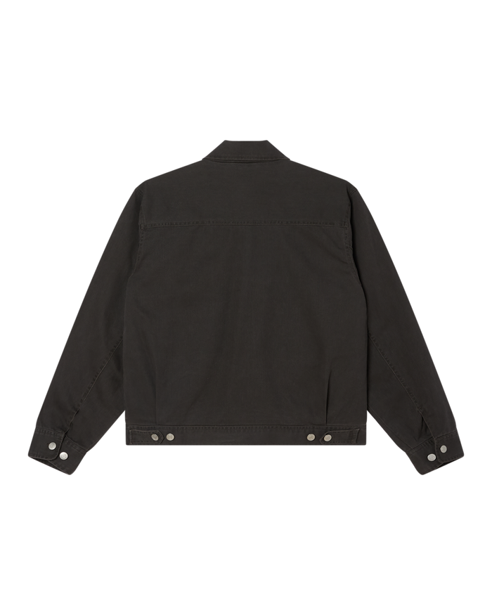 obey-walter-work-jacket-black-faded-wash - alternate view