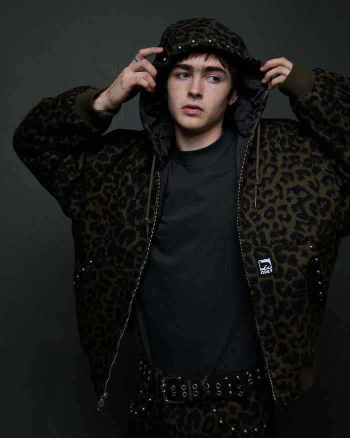 STUDDED ZIP UP JACKET - alternate view