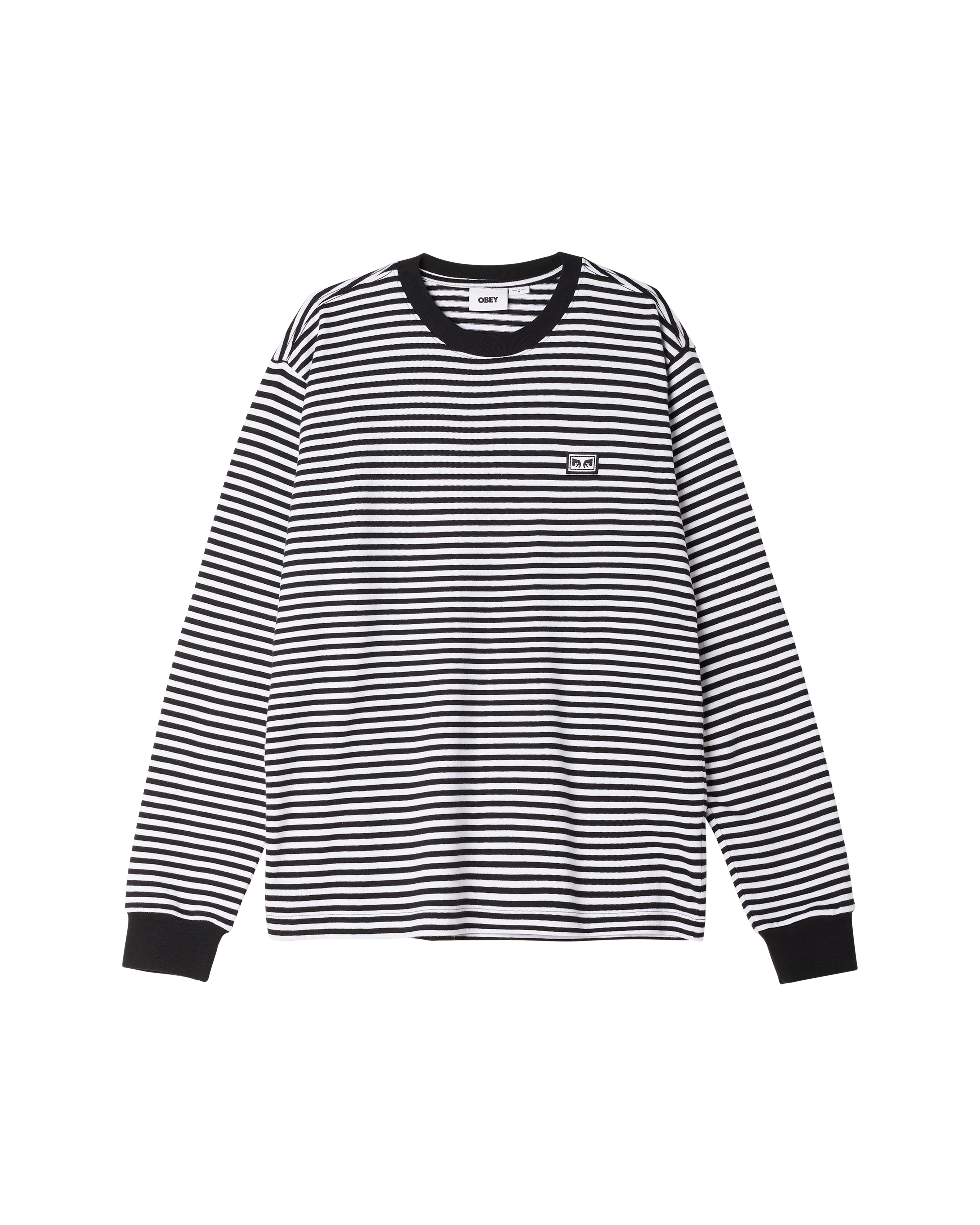 EST. WORKS LS STRIPE T-SHIRT – OBEY CLOTHING EU
