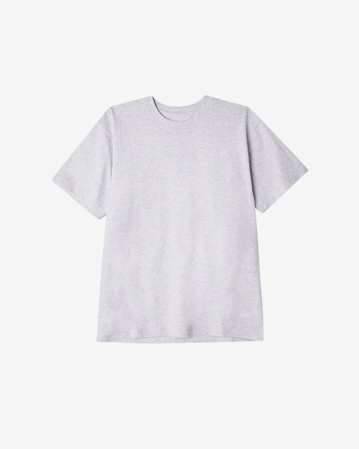 obey standard t shirt 2 pack ash grey (zoomed)