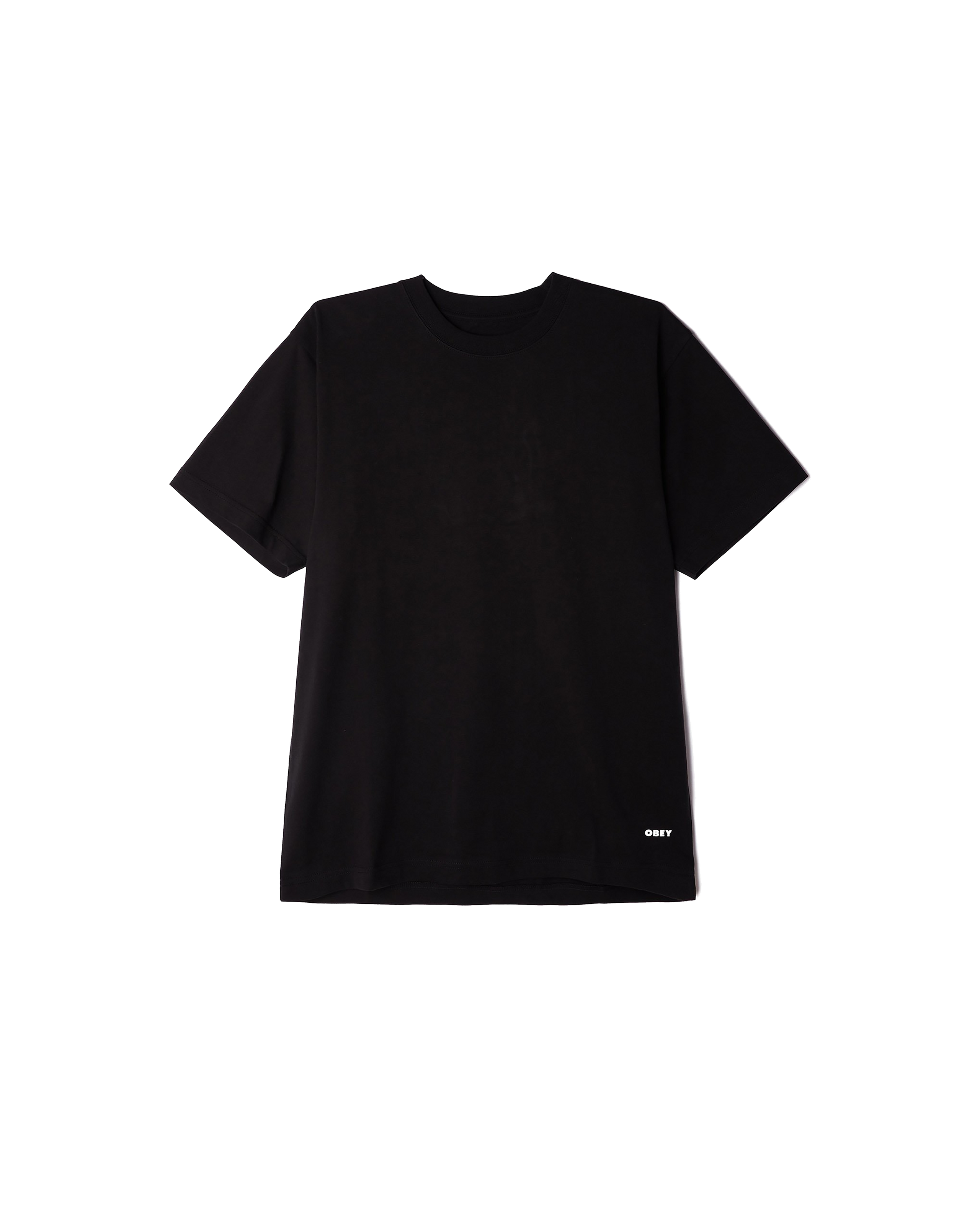 obey standard t shirt 2 pack black (zoomed)