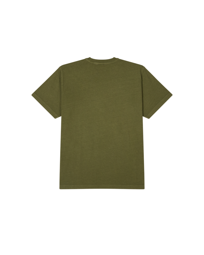 obey lowercase pigment t shirt pigment moss green - alternate view