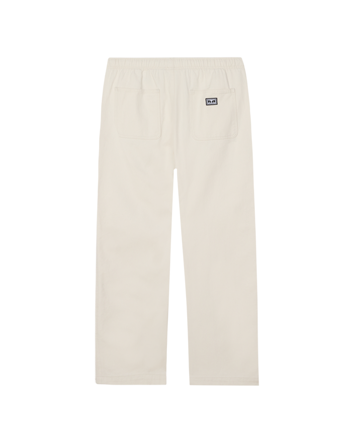 obey denim easy pant egret faded wash - alternate view