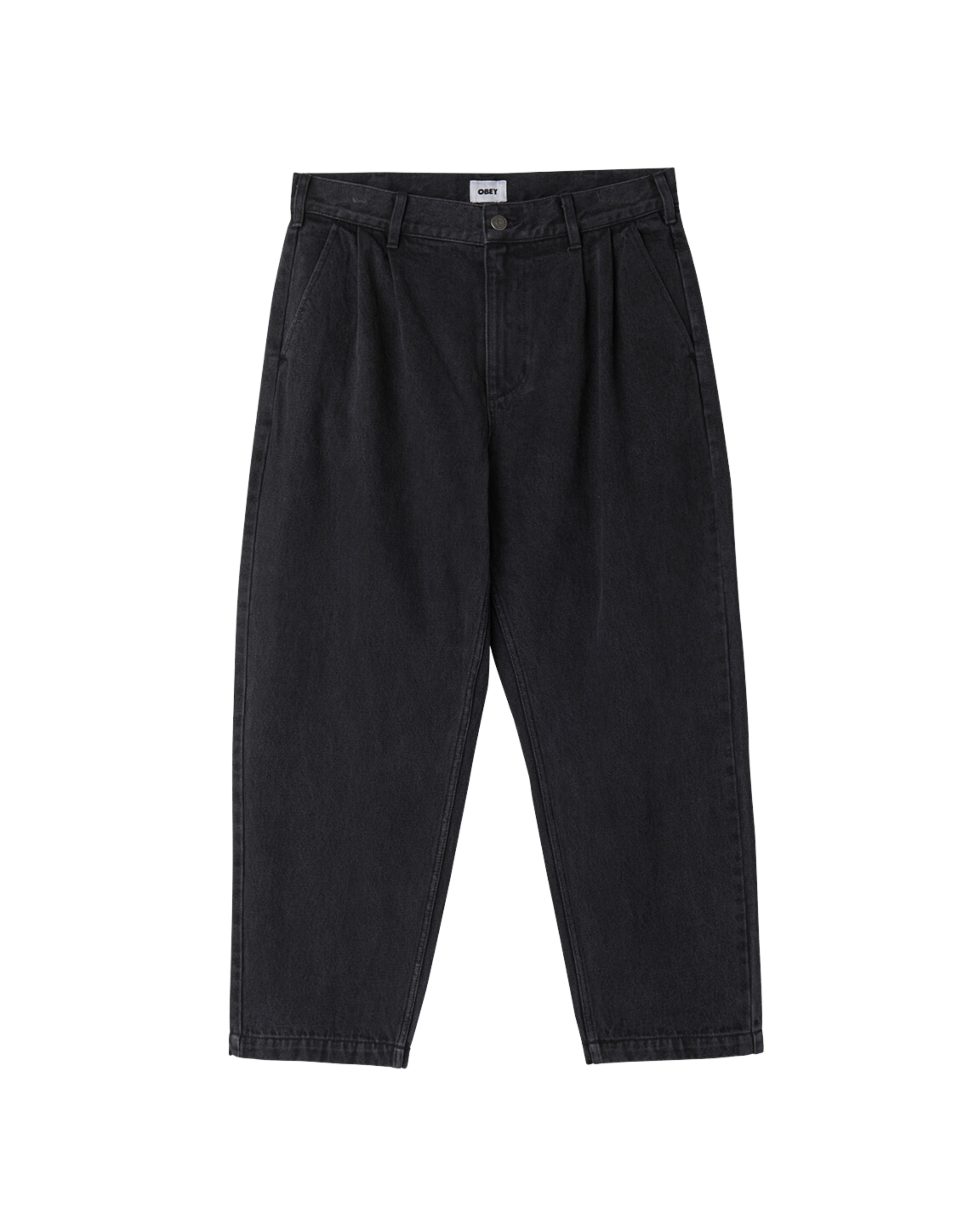 FUBAR PLEATED DENIM Faded Black (zoomed)