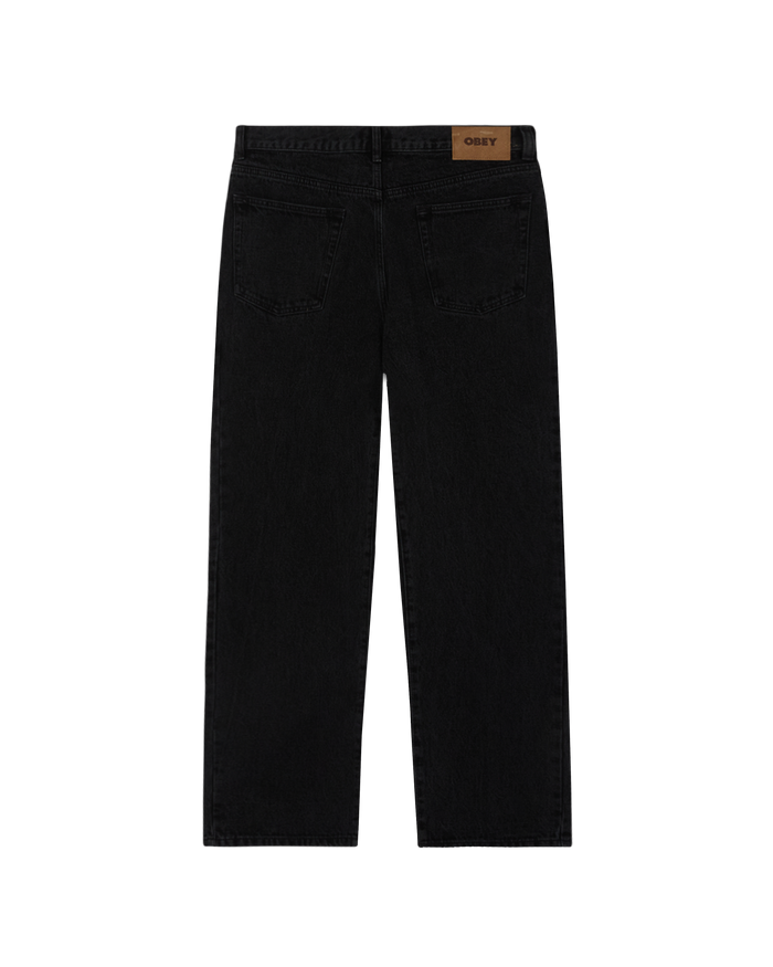 obey-classic-baggy-denim-faded-black - alternate view