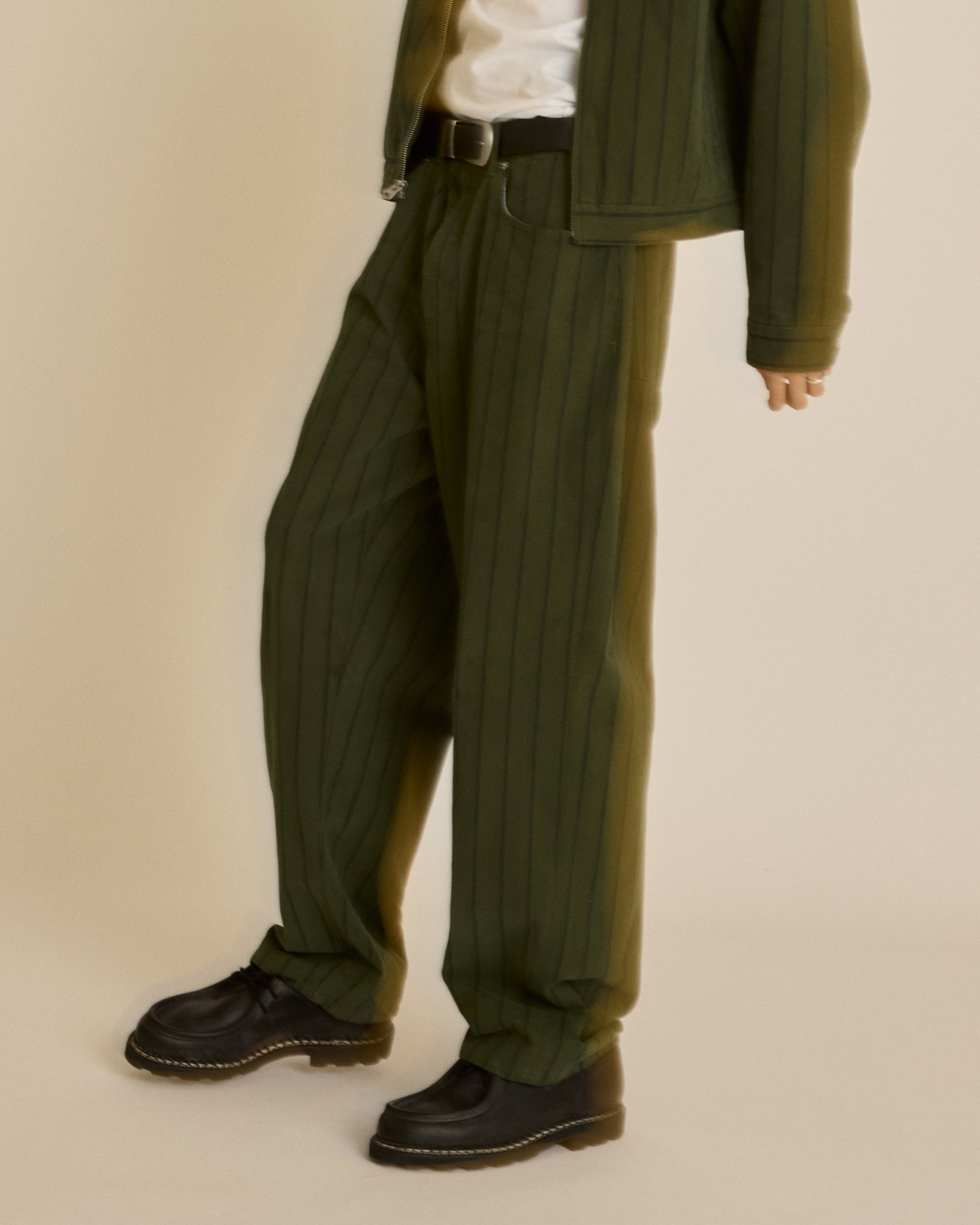 obey classic baggy stripe denim duffle bag multi (zoomed)